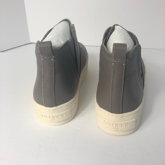 J Brand Retro Platform Leather Ankle Gray Boot. Size 8.5. Classy Rare - Picture 4 of 8